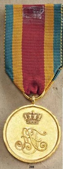 Merit Medal, Type I, in Gold (in silver gilt) Obverse
