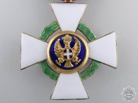 Order of the Roman Eagle, Knight's Cross (with wreath) Obverse