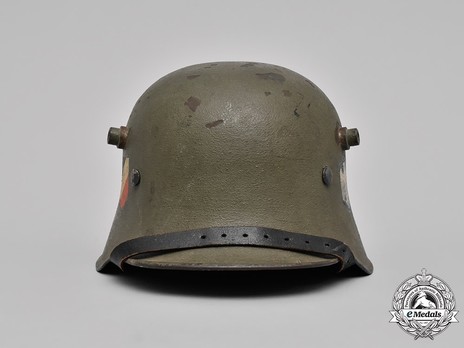 German Army Transitional Steel Helmet M18 (Double Decal version) Front