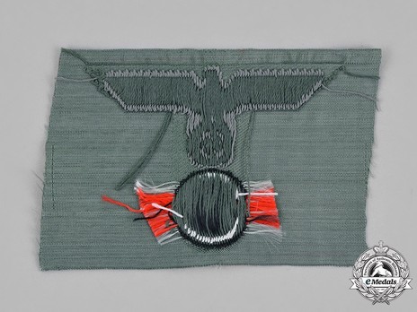 German Army T-Shape Cloth Cap Eagle Insignia Reverse