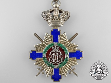 The Order of the Star of Romania, Type I, Military Division, Grand Cross Reverse