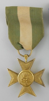 Long Service Cross (in bronze gilt) Obverse
