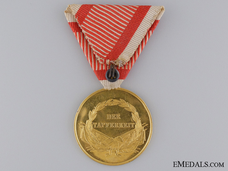  Type VII, Gold Medal (with oval suspension) Reverse