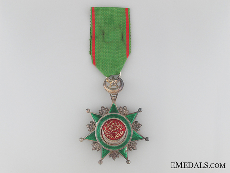 Order of Osmania, Civil Division, IV Class Obverse