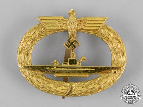 Submarine War Badge, by C. Schwerin Obverse