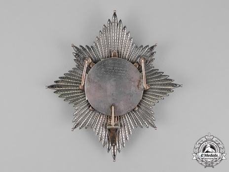 Breast Star (large example by Rundell Bridge & Rundell, c.1810) Reverse