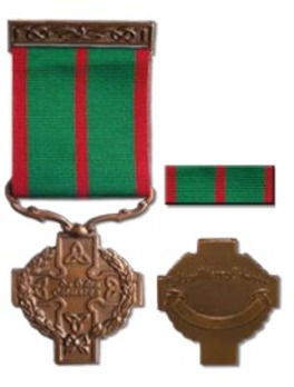 Military Medal for Gallantry with Merit Obverse and Reverse 