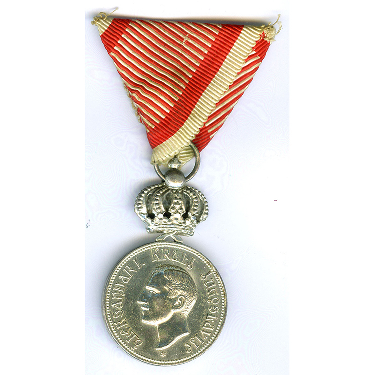 Serb+royal+household+medal+of+king+i+alexander+lpm+iiic