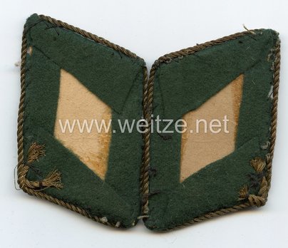 Luftwaffe Administrative Major Collar Tabs (Höherer Dienst) Reverse