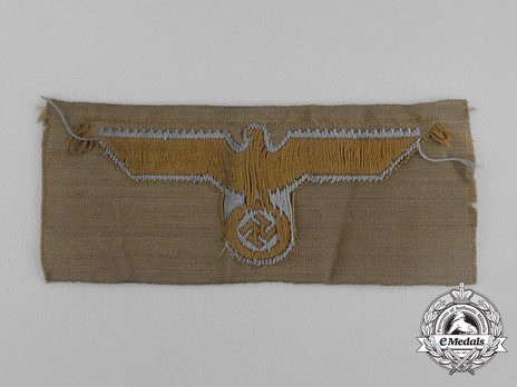 German Army Tropical Cloth Cap Eagle Insignia Reverse