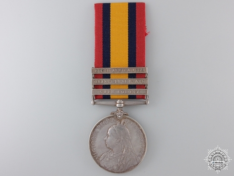 Silver Medal (minted without date, with 3 clasps) Obverse