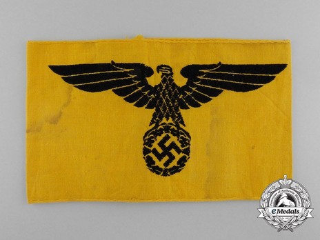 German Army Non-member of the Armed Forces Armband Obverse