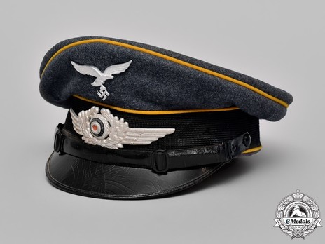 Luftwaffe Flying Troops NCO/EM Ranks Visor Cap Profile