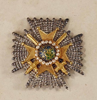 Order of the Doranie Empire (Nishan i Daulat i Durrani), II Class Knight Commander Breast Star