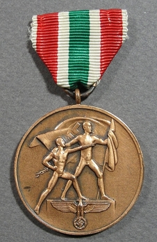 Commemorative Medal for the Return of Memel (Memel Medal), by B. H. Mayer Obverse