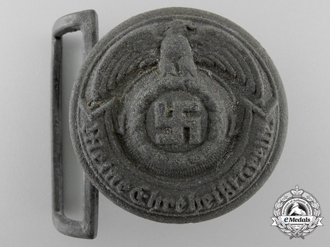 Waffen-SS Officer's Belt Buckle, unmarked Obverse