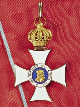 Order of Philip the Magnanimous, Type II, Grand Cross (with crown, in gold) Obverse