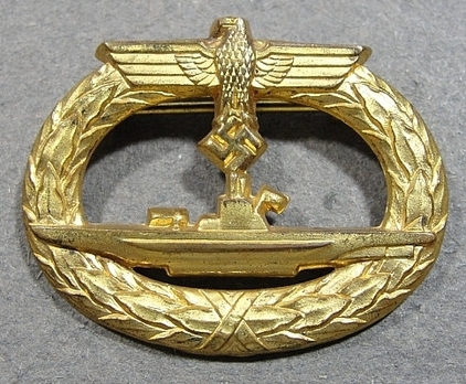 Submarine War Badge, by W. Deumer Obverse