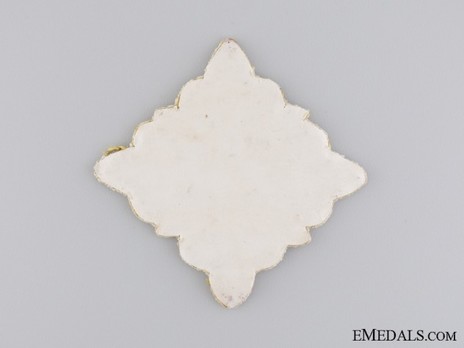 Knight Commander Breast Star (with embroidery) Reverse
