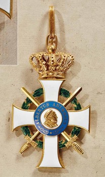 Albert Order, Type I, Military Division, Grand Cross Obverse