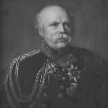 Julius von Hartmann wearing the Order of the Bath, Commander Breast Star