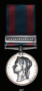 North West Canada Medal (with "SASKATCHEWAN" clasp)