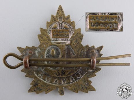 19th Infantry Battalion Other Ranks Cap Badge Reverse