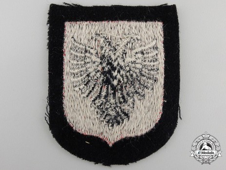 Waffen-SS Albanian Volunteer Arm Shield Reverse