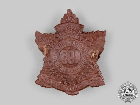 193rd Infantry Battalion Other Ranks Glengarry Badge Reverse