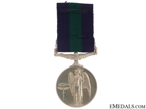 Silver Medal (with "NEAR EAST” clasp) (1955-1962) Reverse