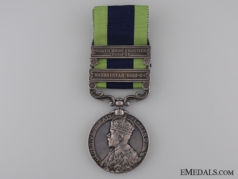 Silver Medal (with "NORTH WEST FRONTIER 1930-31" clasp) Obverse