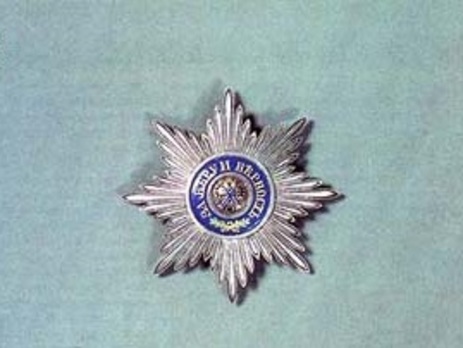 Order of Saint Andrew the First-Called I Class Breast Star Obverse