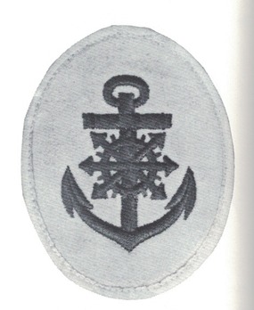 Kriegsmarine Maat Telephone Mechanic Insignia (embroidered) Obverse
