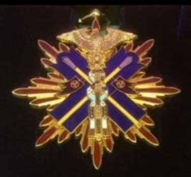 Order of the Golden Kite, I Class Sash Badge