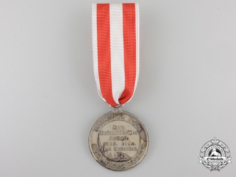Hanseatic League Napoleonic Wars Military Medal in Silver Obverse