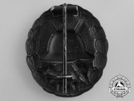 Wound Badge, in Black (in iron) Reverse