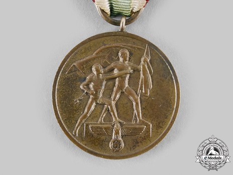 Commemorative Medal for the Return of Memel (Memel Medal), by Unknown Maker: possibly Förster & Barth Obverse