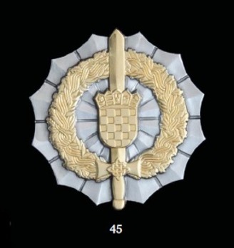 Order of Petar Zrinski and Fran Krsto Frankopan, Gold Badge