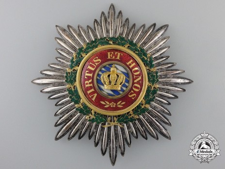 Merit Order of the Bavarian Crown, Commander Breast Star Obverse