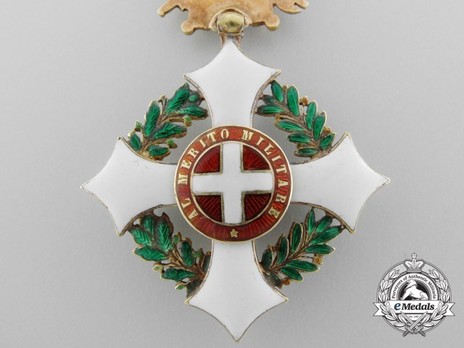 Military Order of Savoy, Type II, Officer Obverse