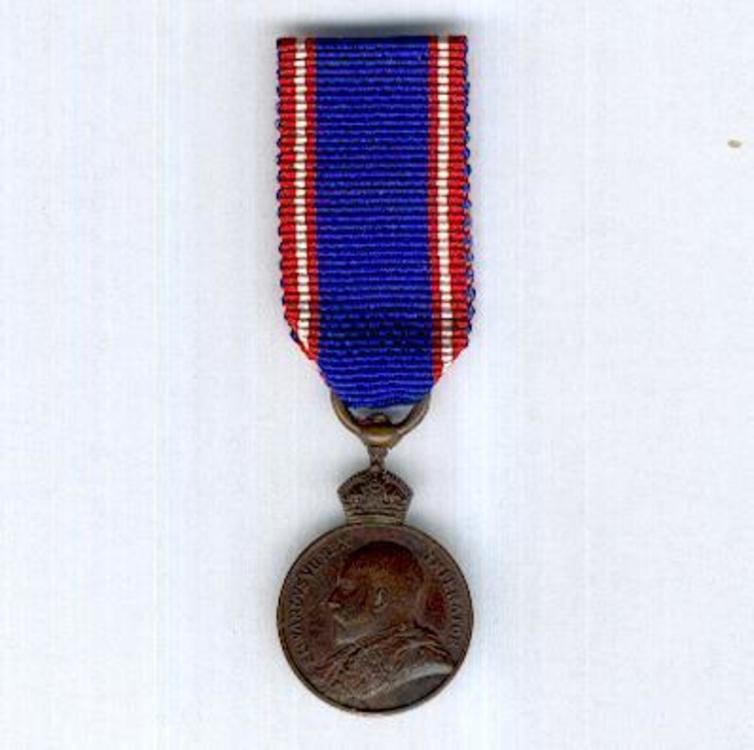 Miniature bronze medal 1901 1910 obverse