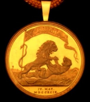 Seringapatam Medal, Gold Medal (English Manufacture) Obverse