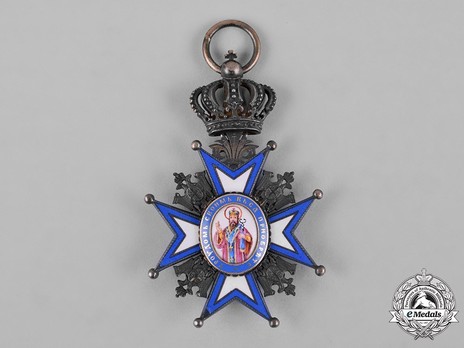 Order of Saint Sava, Type I, V Class Obverse