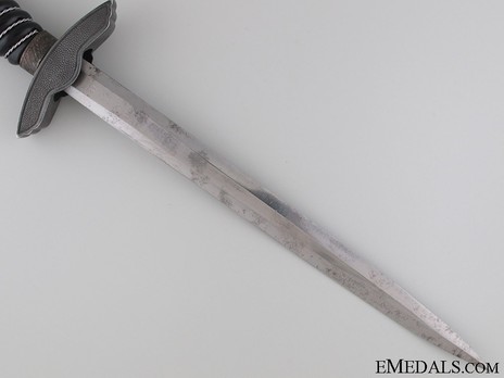 Luftwaffe Robert Klaas-made Funeral version 2nd pattern Dagger Reverse Blade Detail