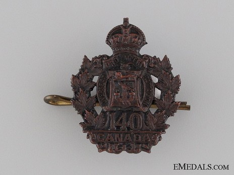 140th Infantry Battalion Other Ranks Collar Badge Obverse