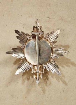 Order of Albert the Bear, Grand Cross Breast Star (with diamonds) Reverse