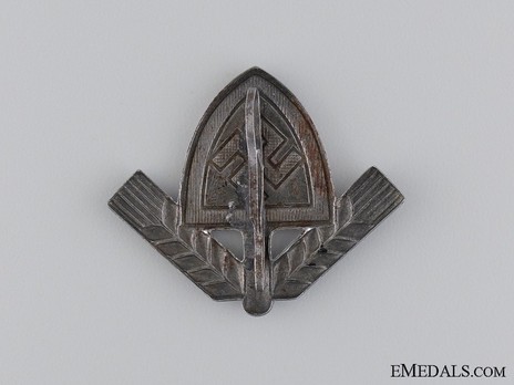 RAD Officer's Metal Cap Insignia Reverse