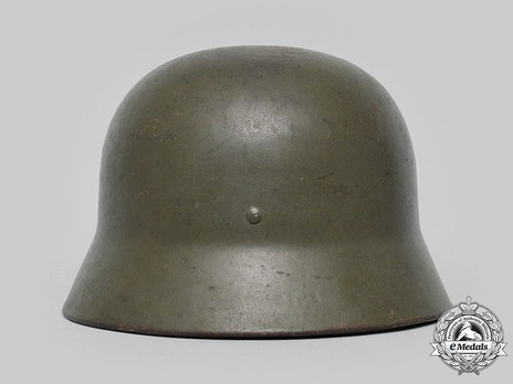 Waffen-SS Single Decal Steel Helmet M40 Back