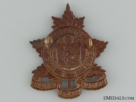 Kent Regiment Other Ranks Cap Badge Reverse