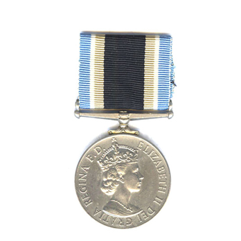 Ceylon Police Long Service and Good Conduct Medal, Type II (1954-1972)